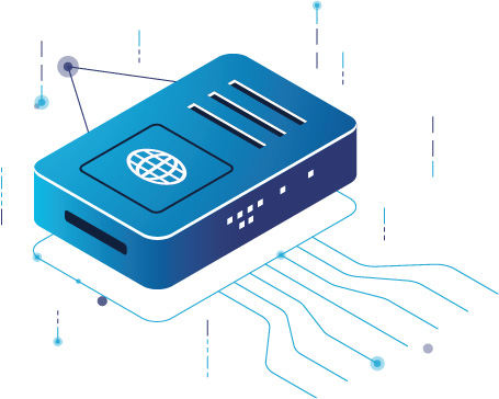 Illustration vectorielle d'un modem